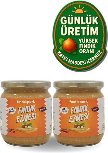 Fındıkpark Taze Fındık Ezmesi %80 Fındık 2li Paket - 700 Gr.