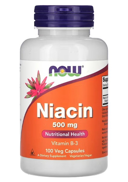Niacin 500 mg 100 Veg Capsules