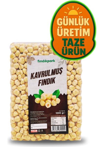 Giresun Taze Kavrulmuş İç Fındık - 1000 gr.