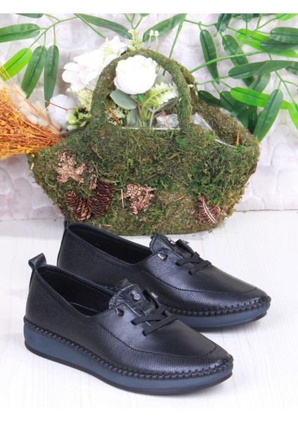 42083 Anatomik Rahat Esnek Deri Kadın Ayakkabı modelleri