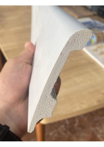 10CMX120CM Beyaz Icon Pvc Çıta Parke Süpürgelik Kenar Çıtalama Dekoratif Ev Süpürgelik 1 Boy 120CM fırsatları