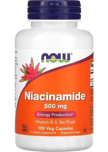 Niacinamide 500 mg 100 Veg Capsules