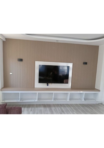 Akyürek Lb 3783 Model Soft Vizon Renk Dekor Profil Duvar Kaplama Lambri Panel