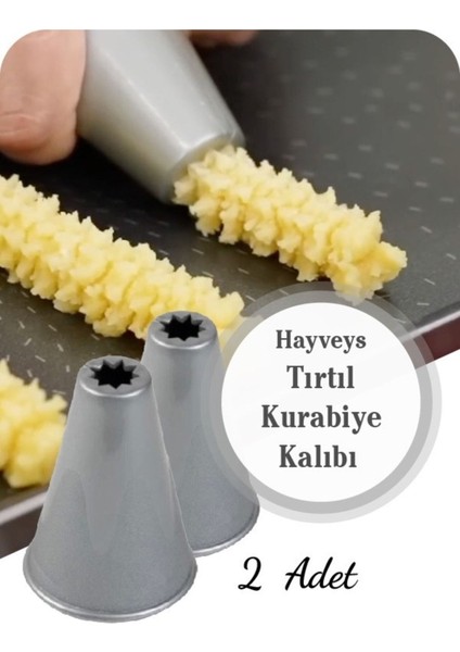 2'li Eğlenceli Tırtıl Tasarımlı Pratik Kurabiye Kalıbı Sert Plastik Kurabiye Şekillendirici E-2