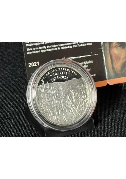 Malazgirt Zaferi’nin 950. Yılına Armağan – 2021 Darphane Gümüş Hatıra Parası fiyatları