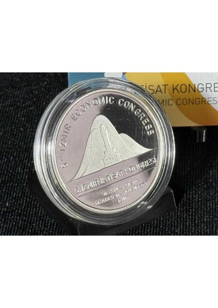 5. Izmir Iktisat Kongresi 50 Tl 2013 Gümüş Hatıra Parası (Proof) Sertifikalı fiyatları