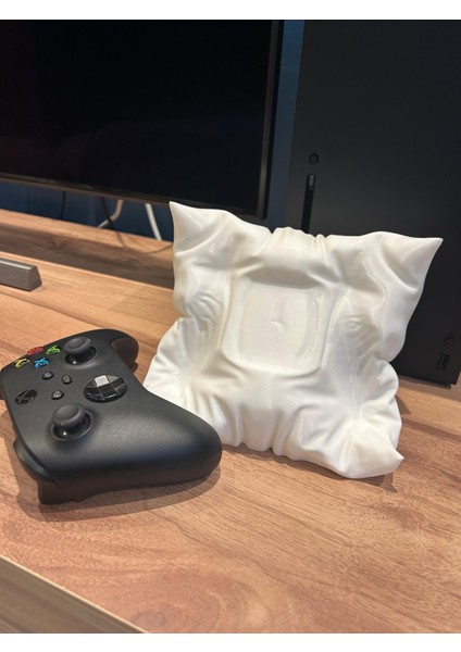 Xbox 3D Baskı Yastık Standı – Konforlu Oyun Aksesuarı - Beyaz fiyatları