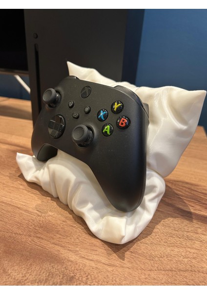 Xbox 3D Baskı Yastık Standı – Konforlu Oyun Aksesuarı - Beyaz modelleri