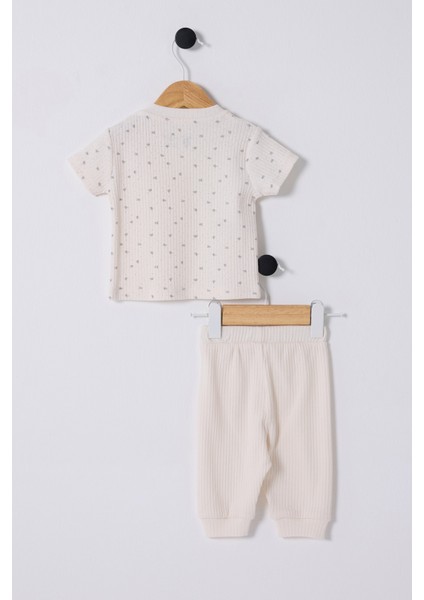 03-24 Ay Kız Bebek Polo Beyaz Ikili Takım - Beyaz fiyatları