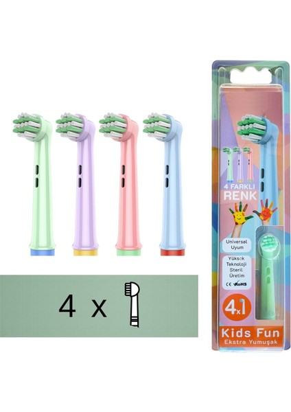 Kids Fun - Narin Yumuşak Yedek Diş Fırçası Başlığı