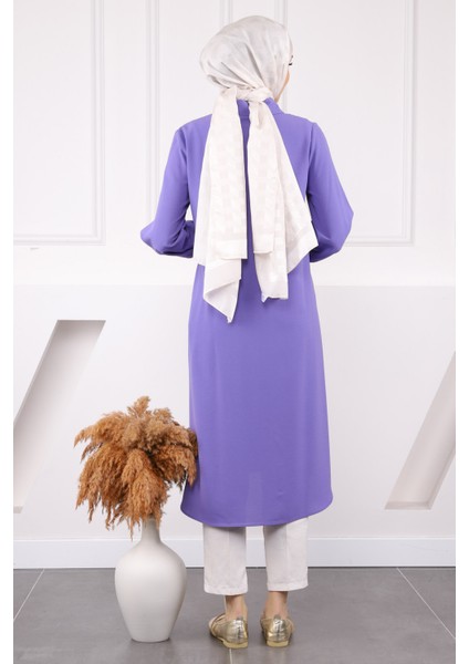 Taş Yan Bağlamalı Linda Tunik modelleri