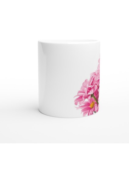 Pembe Papatya Demeti Desenli Kupa Bardak fiyatları