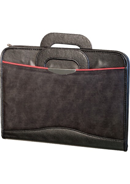 Executive Siyah Suni Deri Evrak Çantası (36,5X27CM): Hesaplı Makineli
