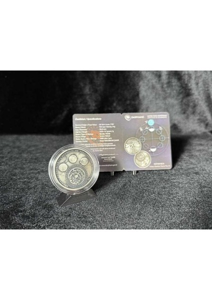 2024 Islam Alimleri Serisi Ali Kuşçu Gümüş Hatıra Parası - Sertifikalı