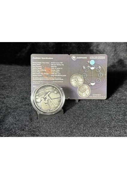 2024 Islam Alimleri Serisi Ali Kuşçu Gümüş Hatıra Parası - Sertifikalı fırsatları