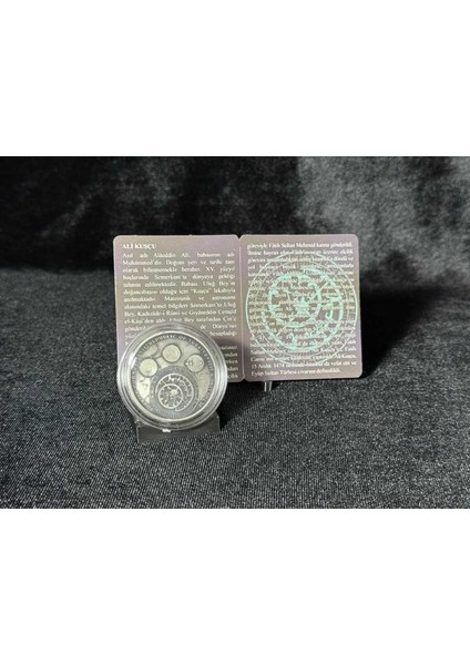 2024 Islam Alimleri Serisi Ali Kuşçu Gümüş Hatıra Parası - Sertifikalı indirimleri