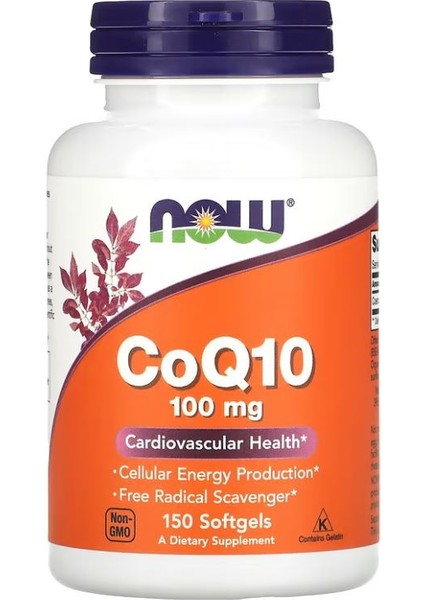 COQ10 100 mg 150 Softgels
