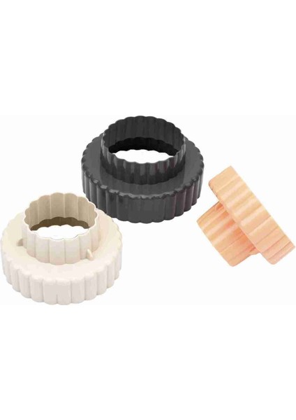 20'Li Eğlence Geometrik Modelli Kurabiye Kalıbı Çift Taraflı Kalp Yıldız Kare Daire Kurabiye Kalıp indirimleri