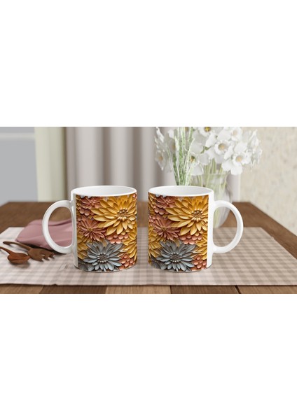 Altın Çiçek Tarlası Kupa Bardak indirimleri