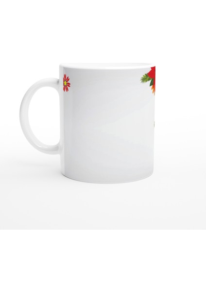 Renkli Çiçek Bahçesi Temalı Kupa Bardak