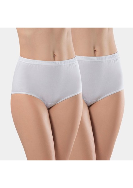 Kadın Mini Bayan Külot (2'li Paket) 224/BEYAZ