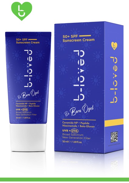 Yeni Nesil Suya Dayanıklı Spf 50+ Uva Uvb Güneş Koruyucu Krem 50 ml