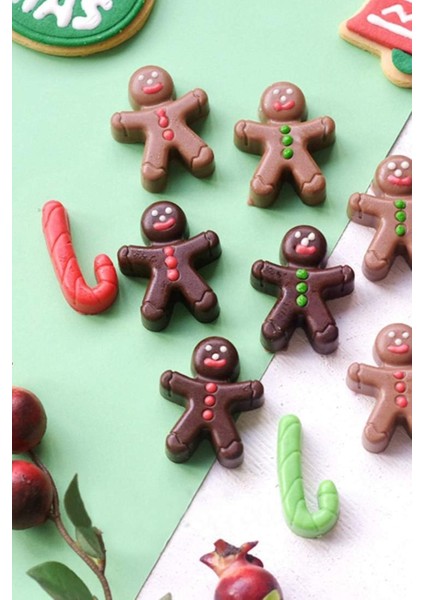 Parti Temalı Çam Ağacı Kardan Adam Zil Christmas Doğum Günü Partisi Eğlence Silikon Çikolata Kalıbı modelleri