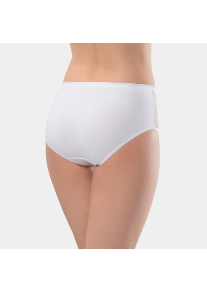 Kadın Likralı Dantelli Külot (2'li Paket) 279/BEYAZ modelleri