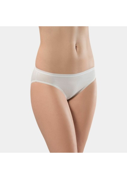 Kadın Likralı 2'li Pamuklu Bikini Külot 230/KREM fiyatları