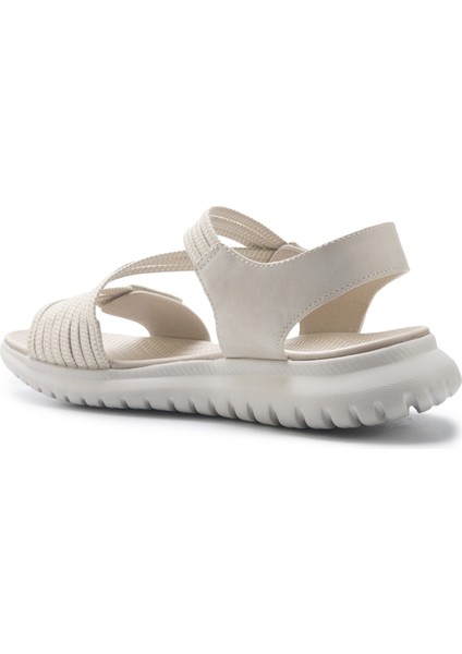 Areyo 5fx Bej Kadın Spor Sandalet