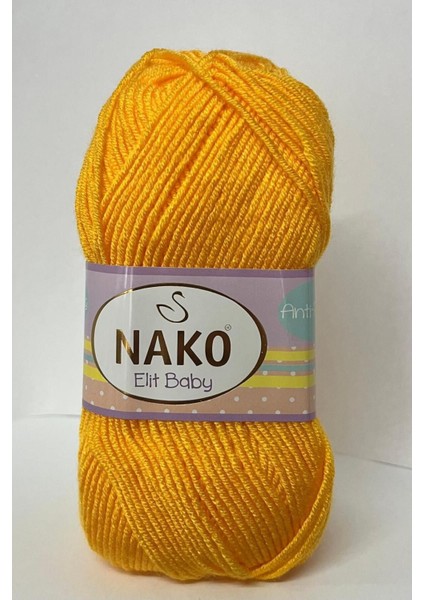 Elit Baby Anti Pilling Tüylenmeyen Bebek ipi 4674 Portakal Nergisi fiyatları