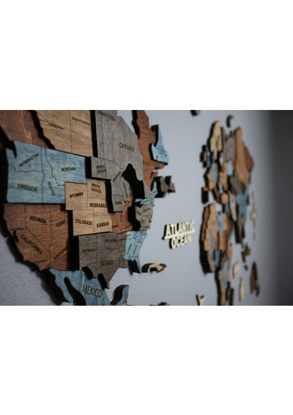 Shade Ahşap Dünya Haritası fırsatları