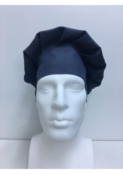 Koyu Gri Aşçı Şapkası, Şık ve Kullanışlı Polyester Mantar Kep
