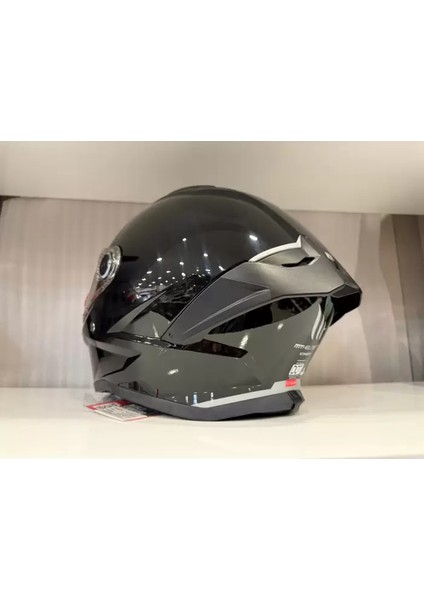 Stinger A12 Parlak Siyah Full Face Kask