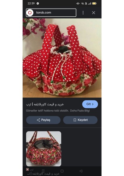 Kırmızı Tencere Taşıma Çantası, Pratik ve Şık Mutfak Eşyası 55x8 cm