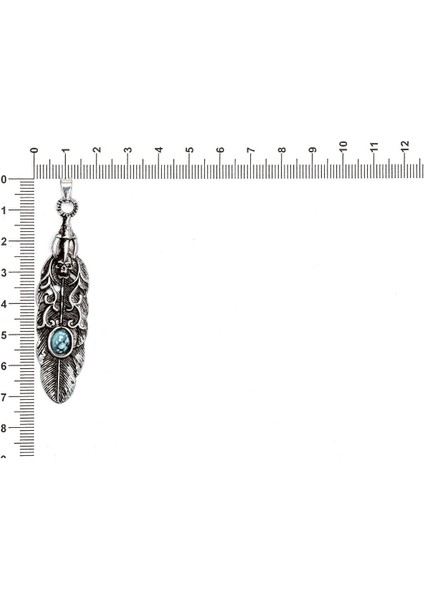 Uzun Yaprak Figürü Ile Ilgili Metal Aksesuarlar ve Kolye Uçları