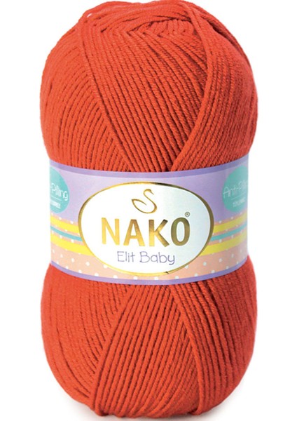 Elit Baby Anti Pilling Tüylenmeyen Bebek ipi 10701 Mercan Taşı