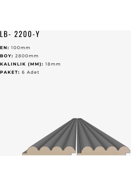 Agt Duvar Lambri Profili Lb 2200- Sahara Krem