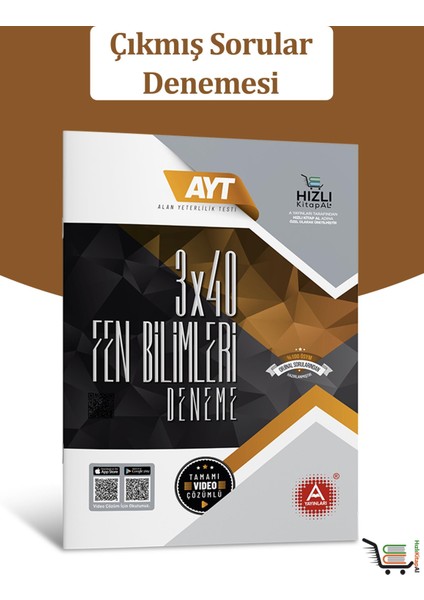 3X40 Ayt Fen Bilimleri Çıkmış Sorular Denemesi