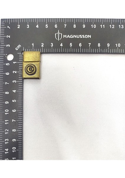5X15 mm Deri Bileklik Kiliti Sembollü Mıknatıslı Kilit