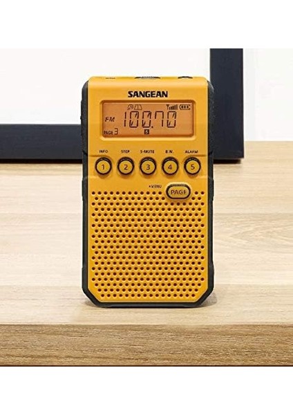 DT-800YL Am/fm/noaa Hava Durumu Uyarısı Şarj Edilebilir Cep Radyosu (Sarı)