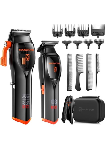 Profesyonel Saç Kesme Makinesi, 9000 Rpm Motor, Dlc Bıçak, 0mm Düzeltici