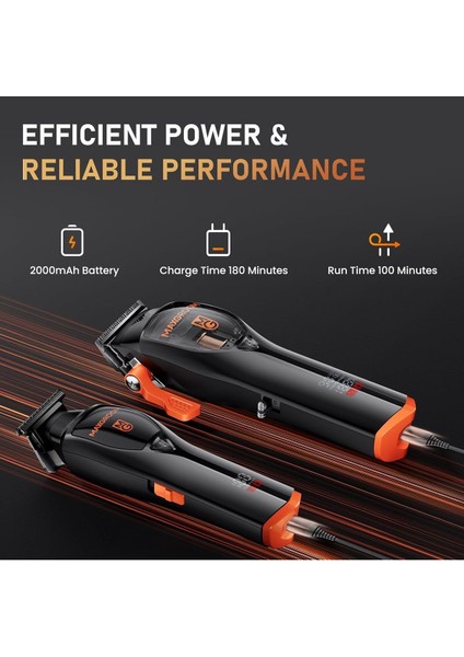 Profesyonel Saç Kesme Makinesi, 9000 Rpm Motor, Dlc Bıçak, 0mm Düzeltici fiyatları