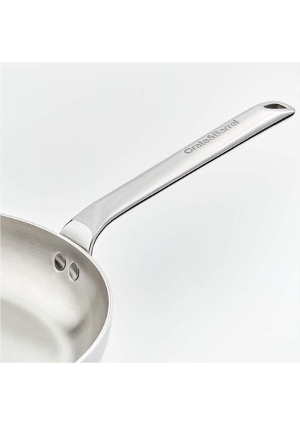 Evencook Core 3.25 Qt. Kapaklı Paslanmaz Çelik Sote Tavası