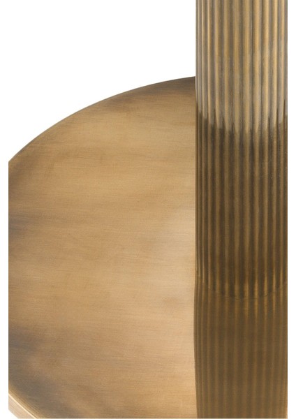 Yan Sehpa Tavolara Beyaz Mermer ve Pirinç Kaplama Şıklığı indirimleri