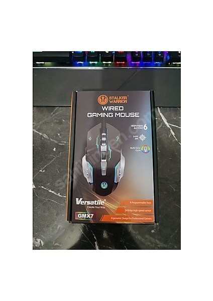 Gmx7 2400 Dpı Rgb Gaming Mouse