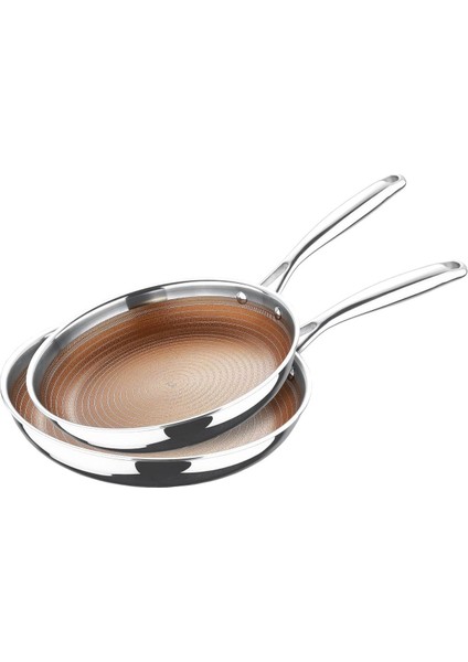 Giro 2’li Tava Seti 20 cm ve 24 cm Ilag Yapışmaz Indüksiyon ve Fırın Uyumlu Pfas Içermez