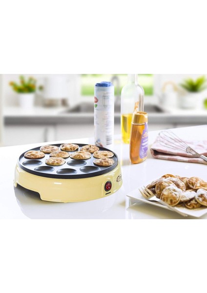 Retro Tasarımlı Poffertjes, Waffle Cihazı, Sweet Dreams,yapışmaz fırsatları