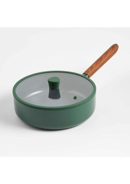 Yapışmaz Seramik Sote Tavası Kapaklı