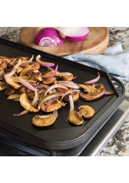 Çift Taraflı Sac Tava, 49X26CM, Alüminyum Yapışmaz Yüzey indirimleri